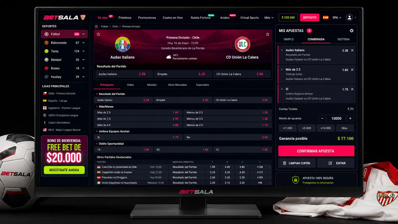 Apuestas deportivas en Chile